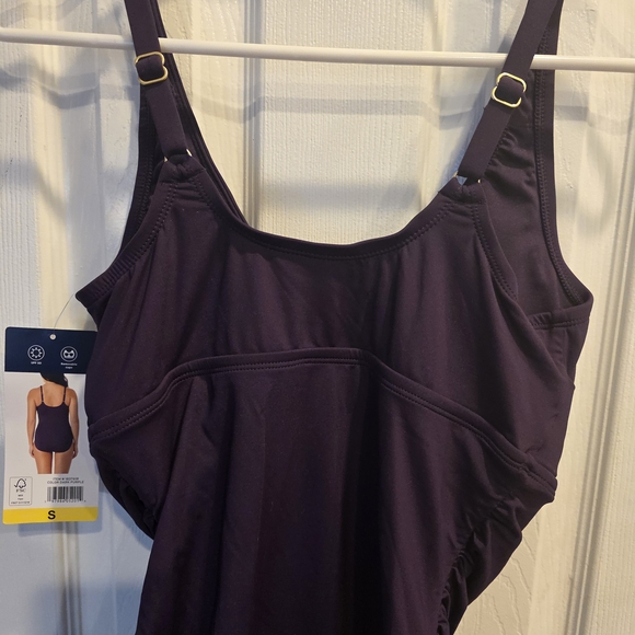 Lands' End Deep Purple Swimsuit - Picture 6 of 8